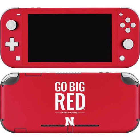 University of Nebraska Go Big Red Nintendo Switch Lite Skin
